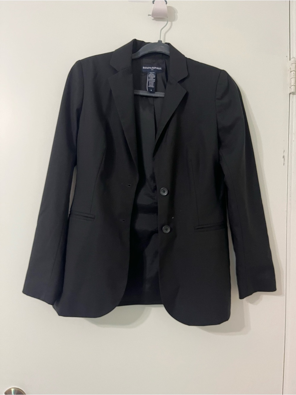 Banana Republic Factory Black Tailored Women's Blazer